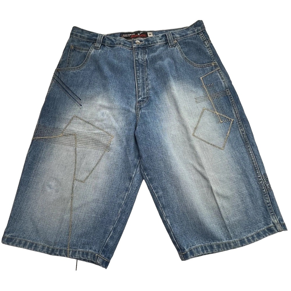 Jordan Craig Shorts Men's 38 Denim Embroidered Shorts